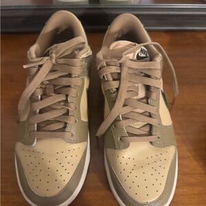 Nike Olive and Black Low-Top Sneakers